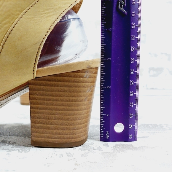 Gabor Brown Leather Strappy Heels Open Toe Sandals M702 - Picture 9 of 14